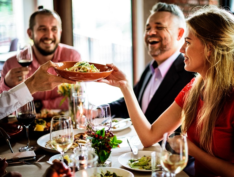 "Gib deinem Leben mehr Geschmack - Besuche öfter Restaurants!"