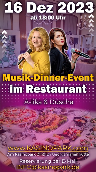 Musik Dinner Event im Restaurant